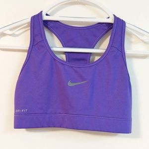 Nike Drifit Purple Sports Bra